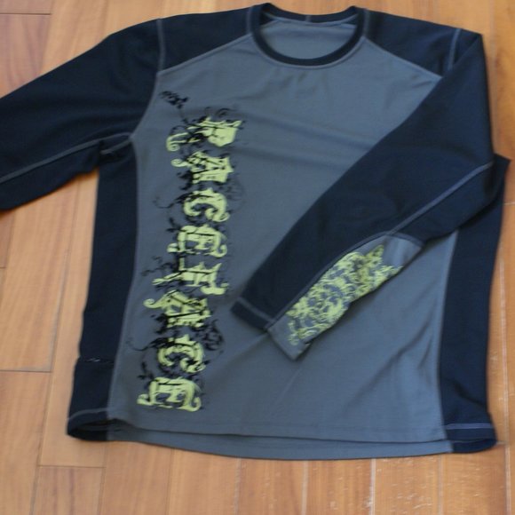 EUC RaceFace long sleeve men's jersey size Large w/ embroidered logo front - Picture 2 of 5